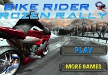 Frozen Highway Bike Rider -    