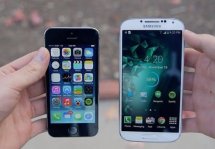  : iPhone 5  Samsung Galaxy S4 -  