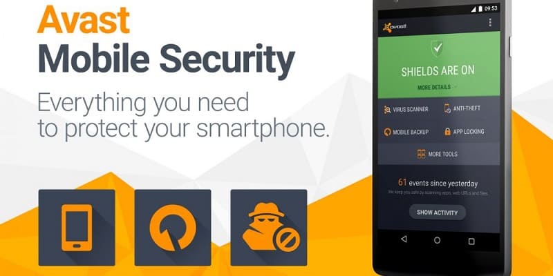   Avast Mobile Security:   