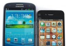  : iPhone 3  Samsung Galaxy S3: 