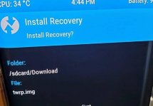 TWRP Recovery: как установить меню