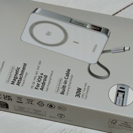 Ugreen MagFlow Magnetic Wireless Power Bank: обзор внешнего аккумулятора с беспроводной зарядкой Qi2 25W