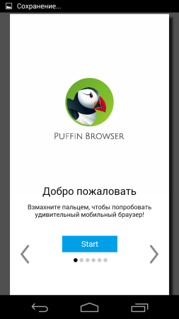 Puffin  - быстрый веб-браузер с собственным уникальным движком