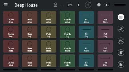 Remixlive - удачное приложение для создания собственной музыки