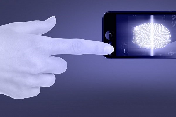 Работа сканера отпечатков пальцев