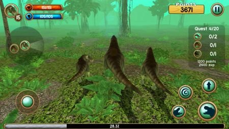 Tyrannosaurus Rex Sim 3D - яркий симулятор про управление семьей тиранозавров