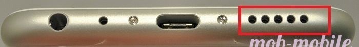 Динамик громкой связи в Meizu MX6