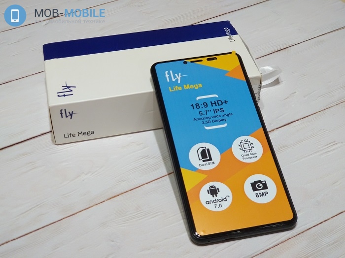 Fly Life Mega: обзор смартфона
