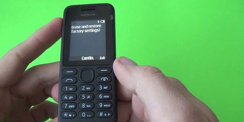 Как в Nokia сбросить настройки: инструкция