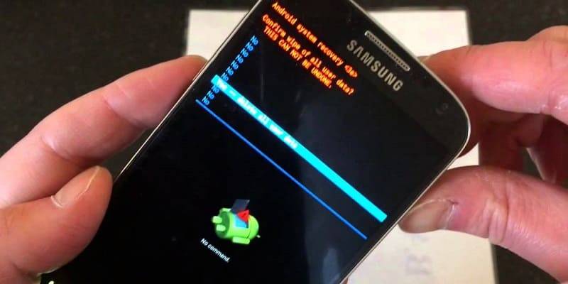 hard reset на Samsung