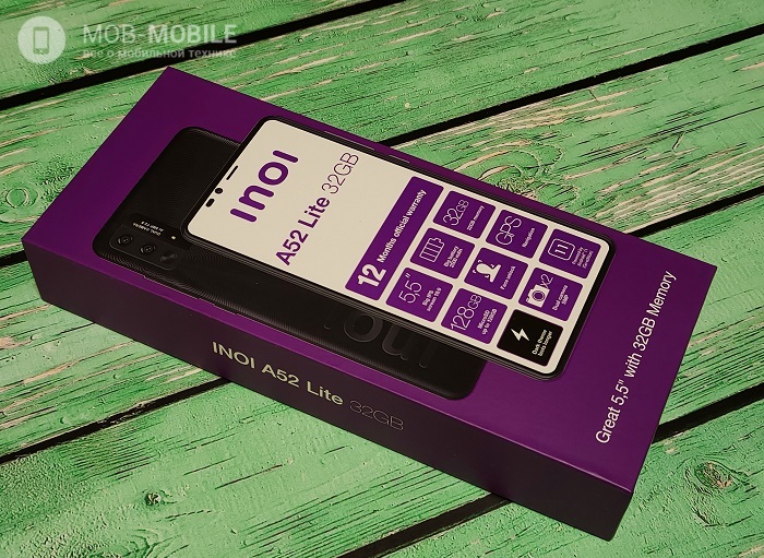 INOI A52 Lite: обзор смартфона