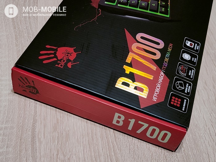 A4Tech Bloody B1700: обзор игрового набора (мышь, коврик, клавиатура)