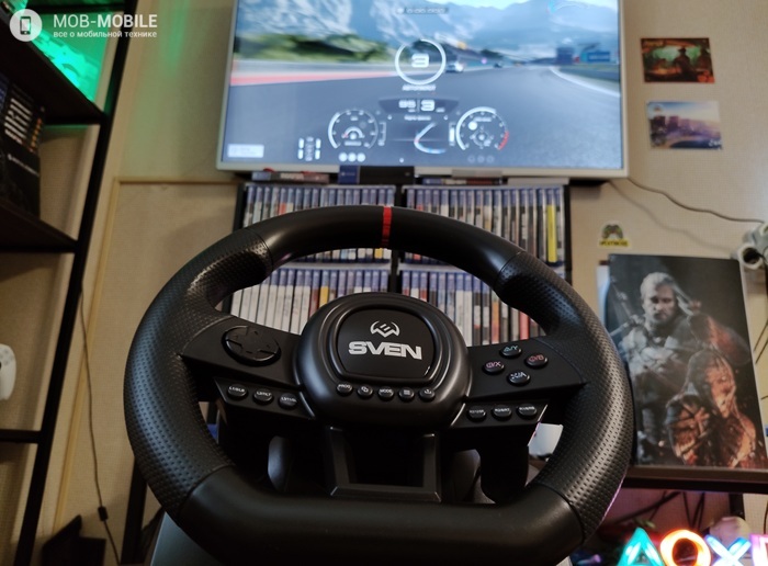 SVEN GC-W650: обзор игрового руля с поддержкой PS-3/4 / XB1 S/X / XB360 / N-Switch / Windows / Android